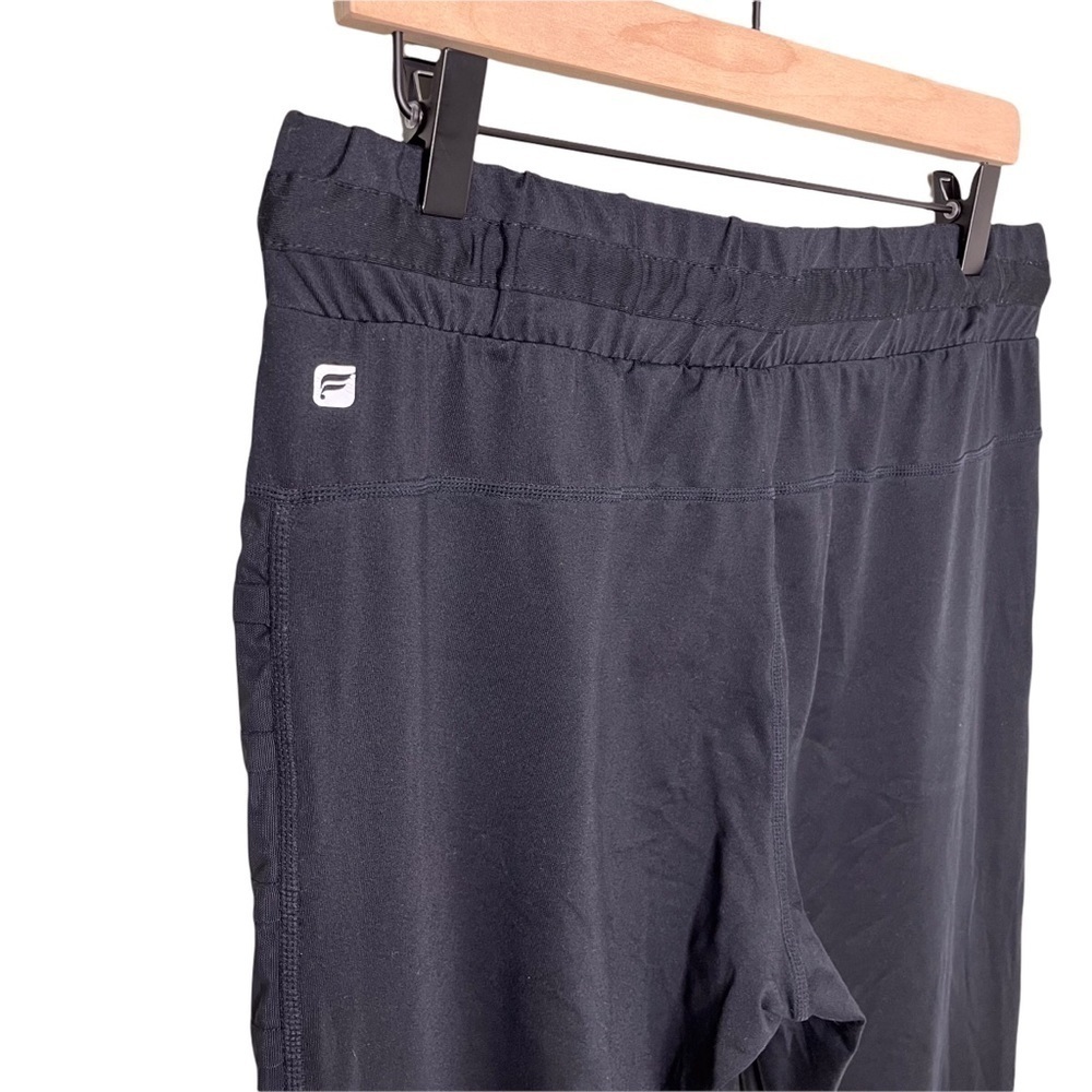 Fabletics Victoria Pants Cropped Black Size Medium Performance Jersey Activewear - Picture 8 of 11